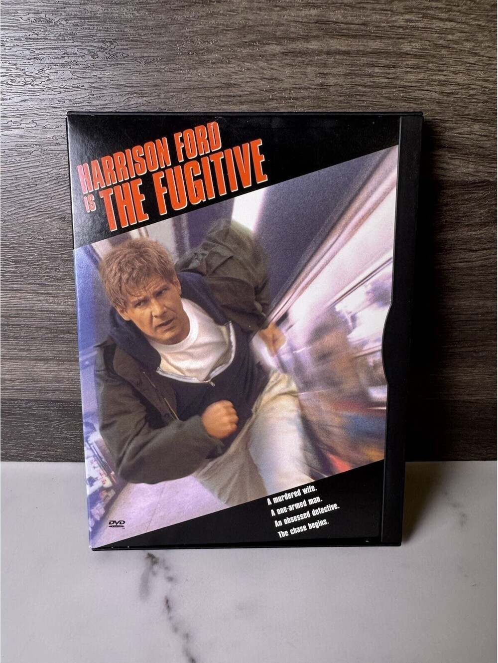 The Fugitive (DVD, 1993, Widescreen) Dolby 5.1 Harrison Ford B2G1FREE